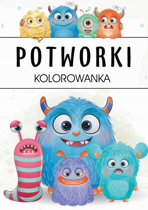 

Kolorowanka Z Naklejkami Potworki Malowanka