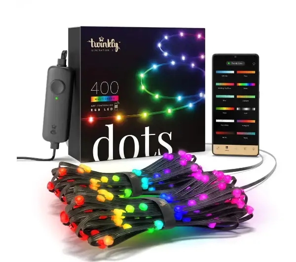 Světelný řetěz dovnitř Twinkly 400 Led Rgb Bluetooth Wifi 20