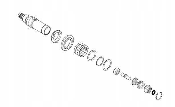 Makita Kompletní Držák Nástroje Pro Vrtací Kladivo DHR283 Originál 135965-8