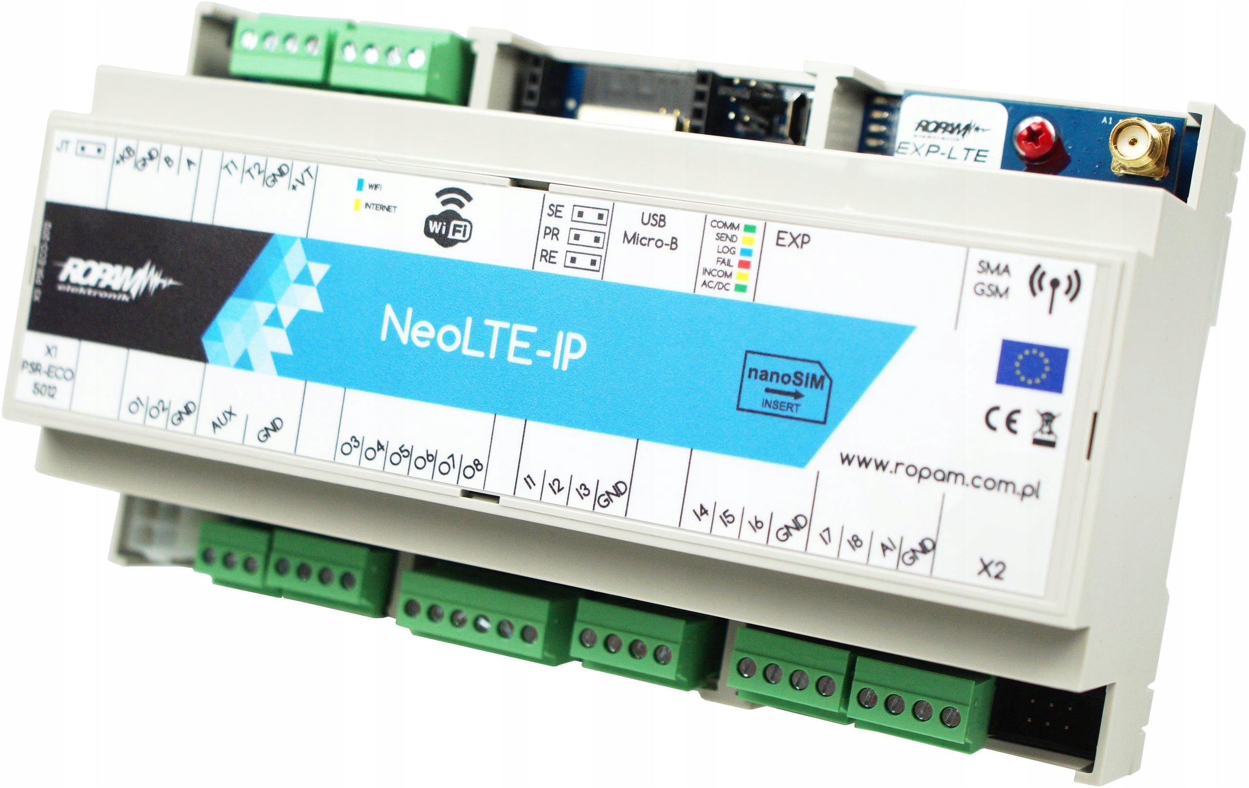 Ropam Zabezpečovacia Ústredňa NEOLTE-IP-D9M