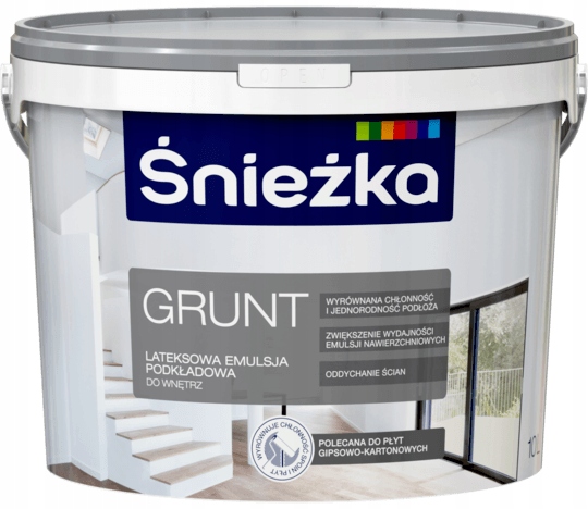 

Śnieżka Grunt Lateksowa Emulsja Podkładowa 10L
