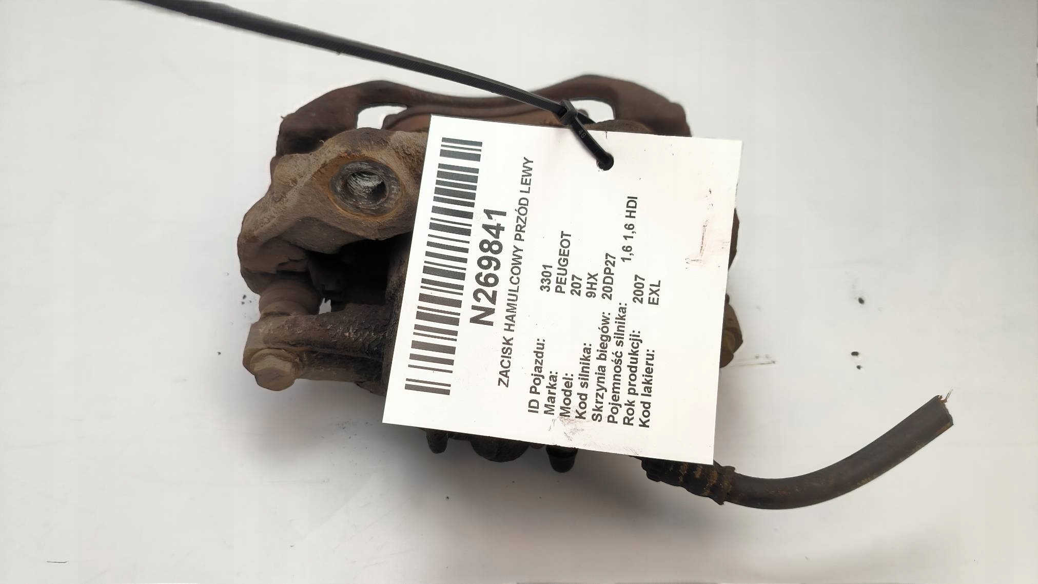 caliper brake front left PEUGEOT 207