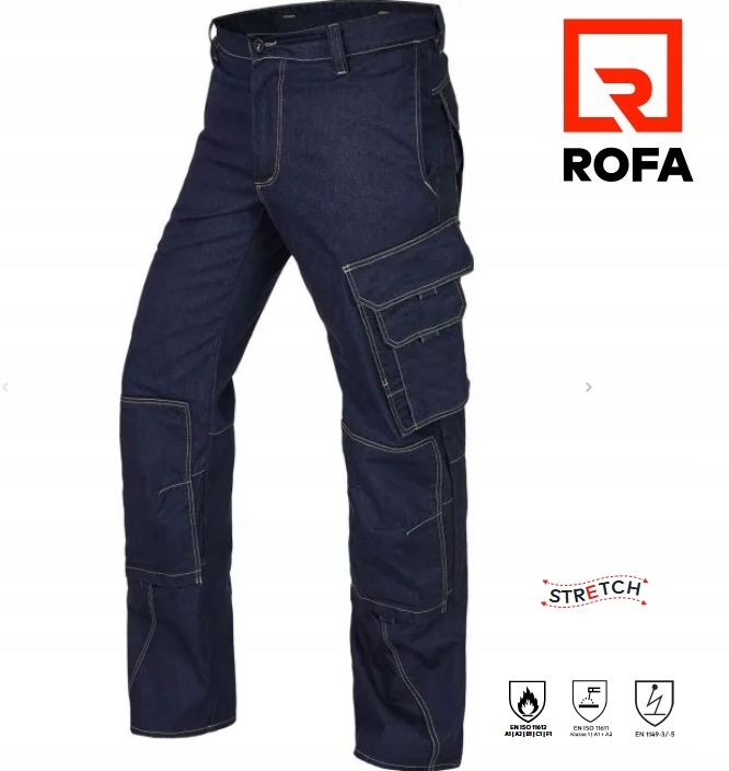 Spodnie Spawalnicze Fr Denim Stretch Rofa 4412461 R.50