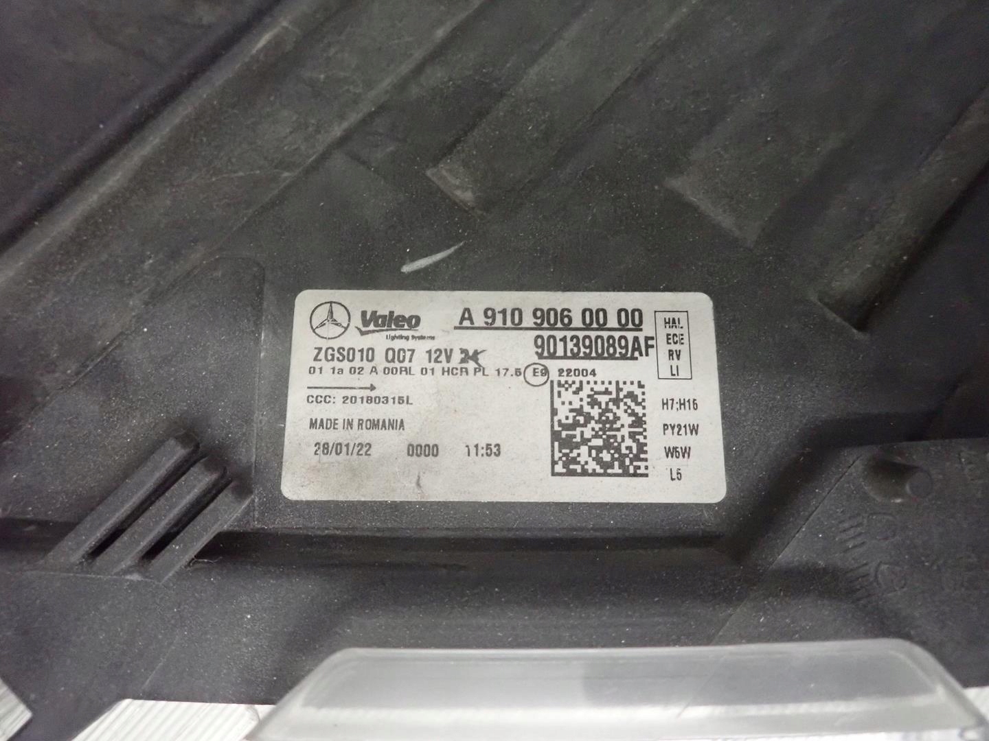 light front left MERCEDES SPRINETR W907 W910 2017- A9109060000