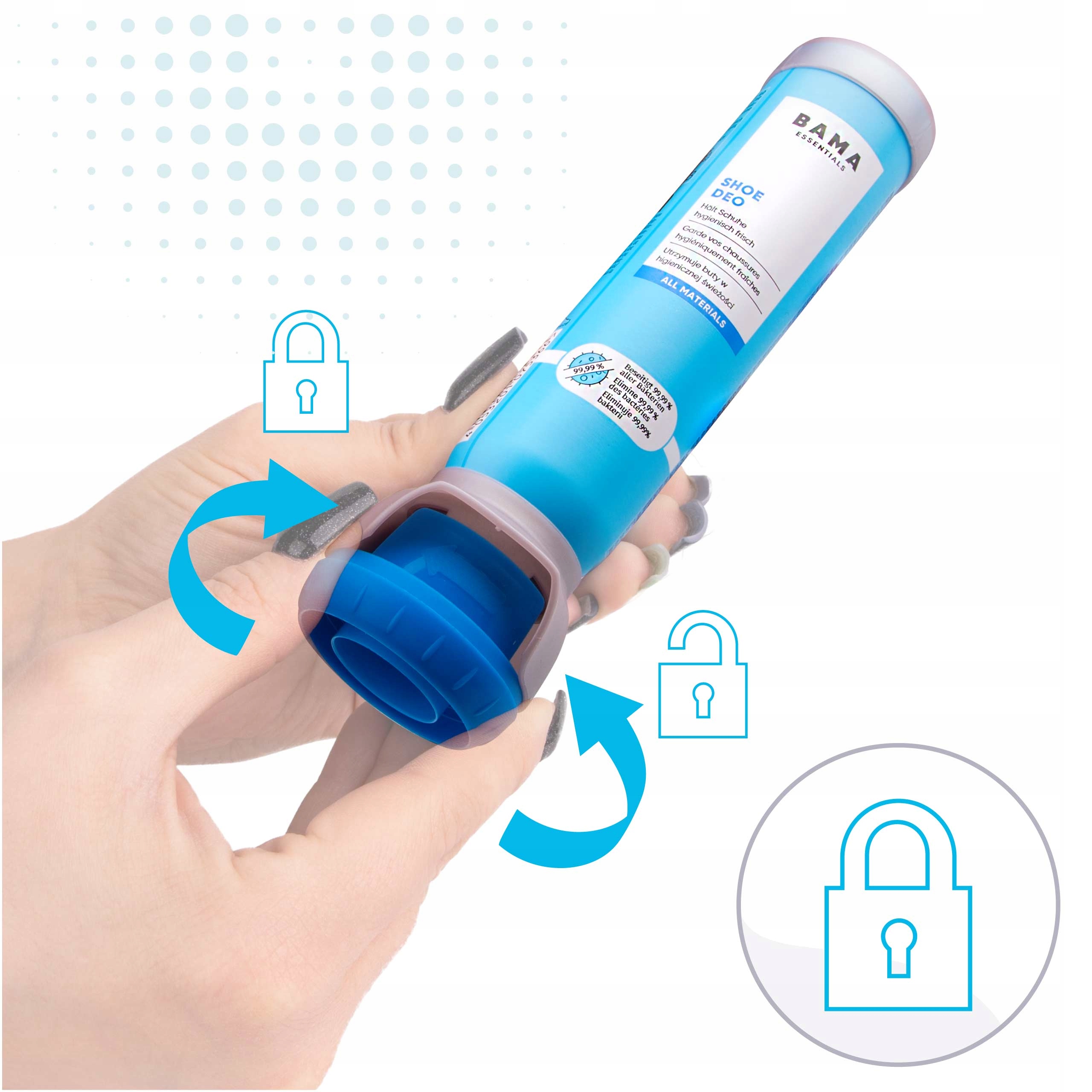 Dezodorant do butów odświeżacz do obuwia Bama Trainer Fresh Sport 100 ml Marka Bama