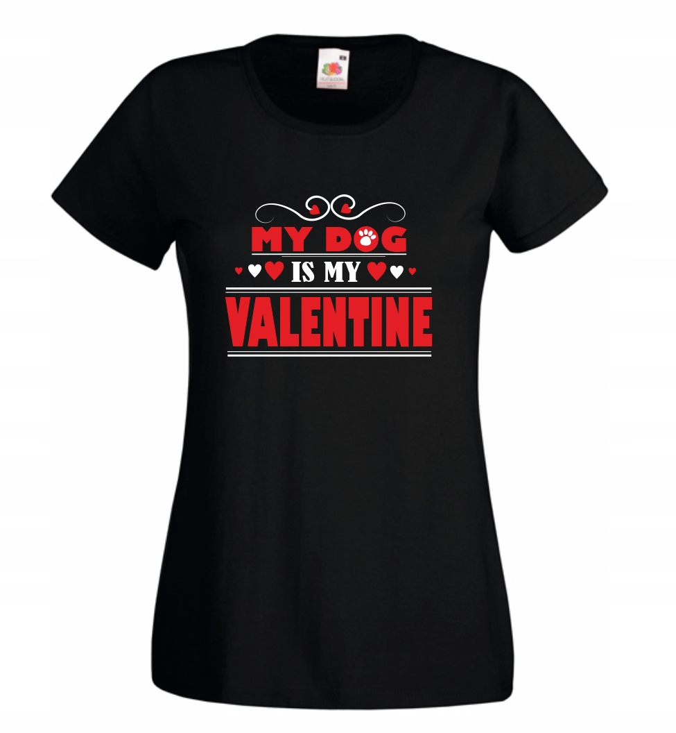 

Koszulka damska My Dog Is My Valentine r XXL