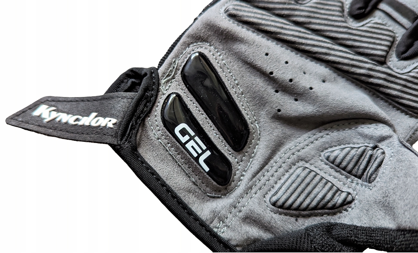 RĘKAWICZKI ROWEROWE LETNIE BEZ PALCÓW ŻELOWE SKÓRA Marka inna