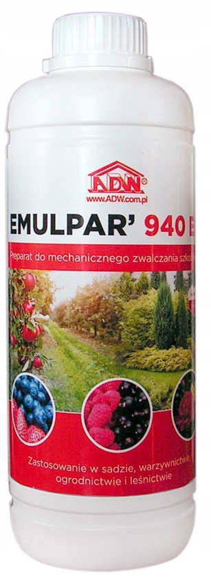 

Emulpar 940EC 1L Przędziorki Mszyce Larwy Kleszcze