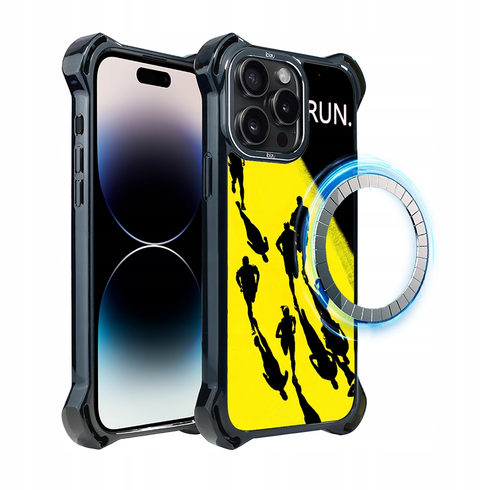 Pouzdro pro iPhone 14 Pro Max Ibizu DropGuard Ultra s MagSafe, Běh mistrů