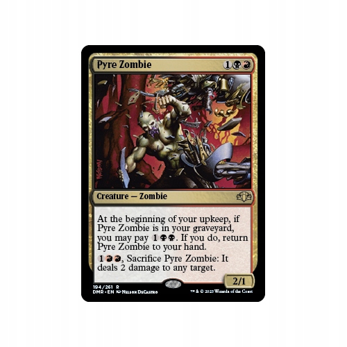 Mtg Pyre Zombie (r)