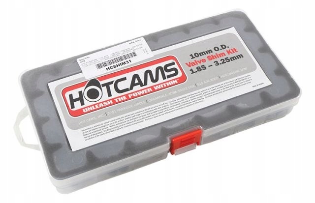Hot Cams Ventilové platničky 10 1.80-3.20/0,05 Sada