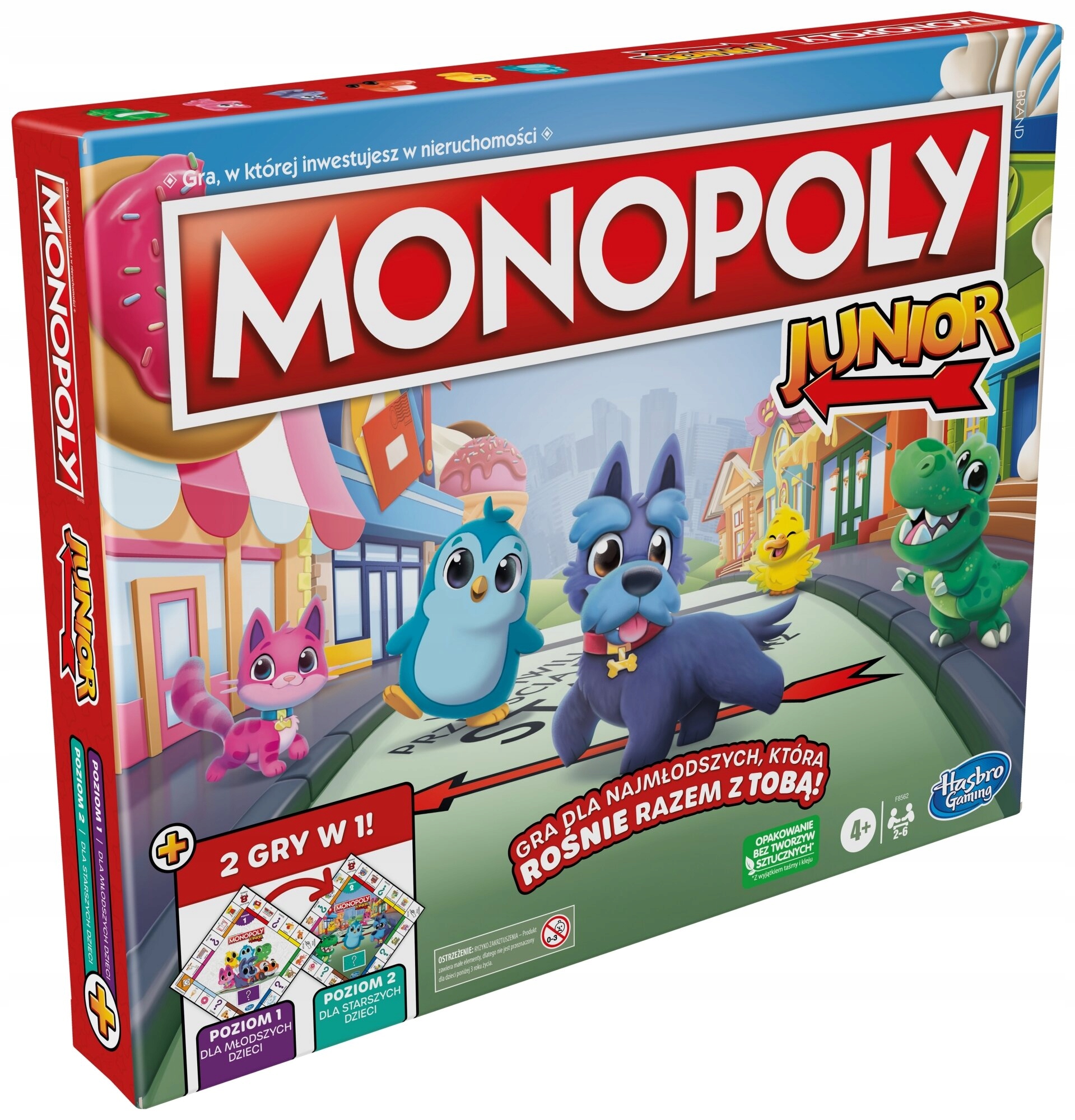 Gra planszowa Hasbro Monopoly Junior Polska wersja