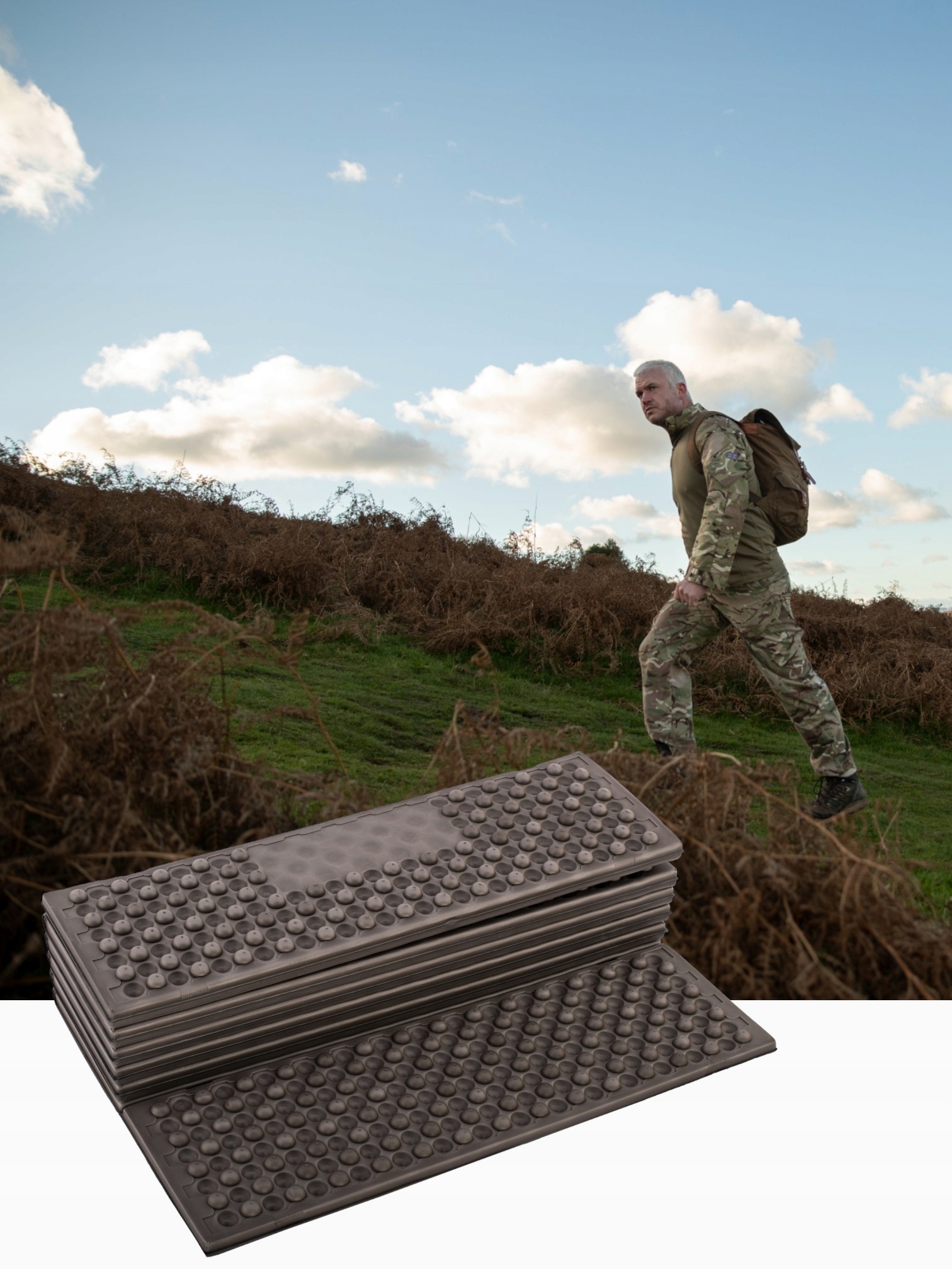 KARIMATA SKŁADANA TURYSTYCZNA WOJSKOWA NA RYBY MATA 180 CM SPORTVIDA Stan opakowania oryginalne