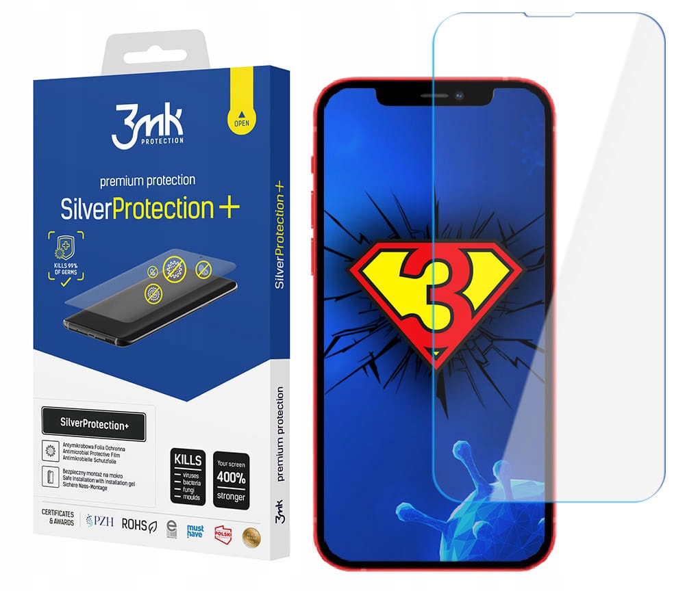 

3mk Folia ochronna do iPhone 13/ 13 Pro Silver Pro