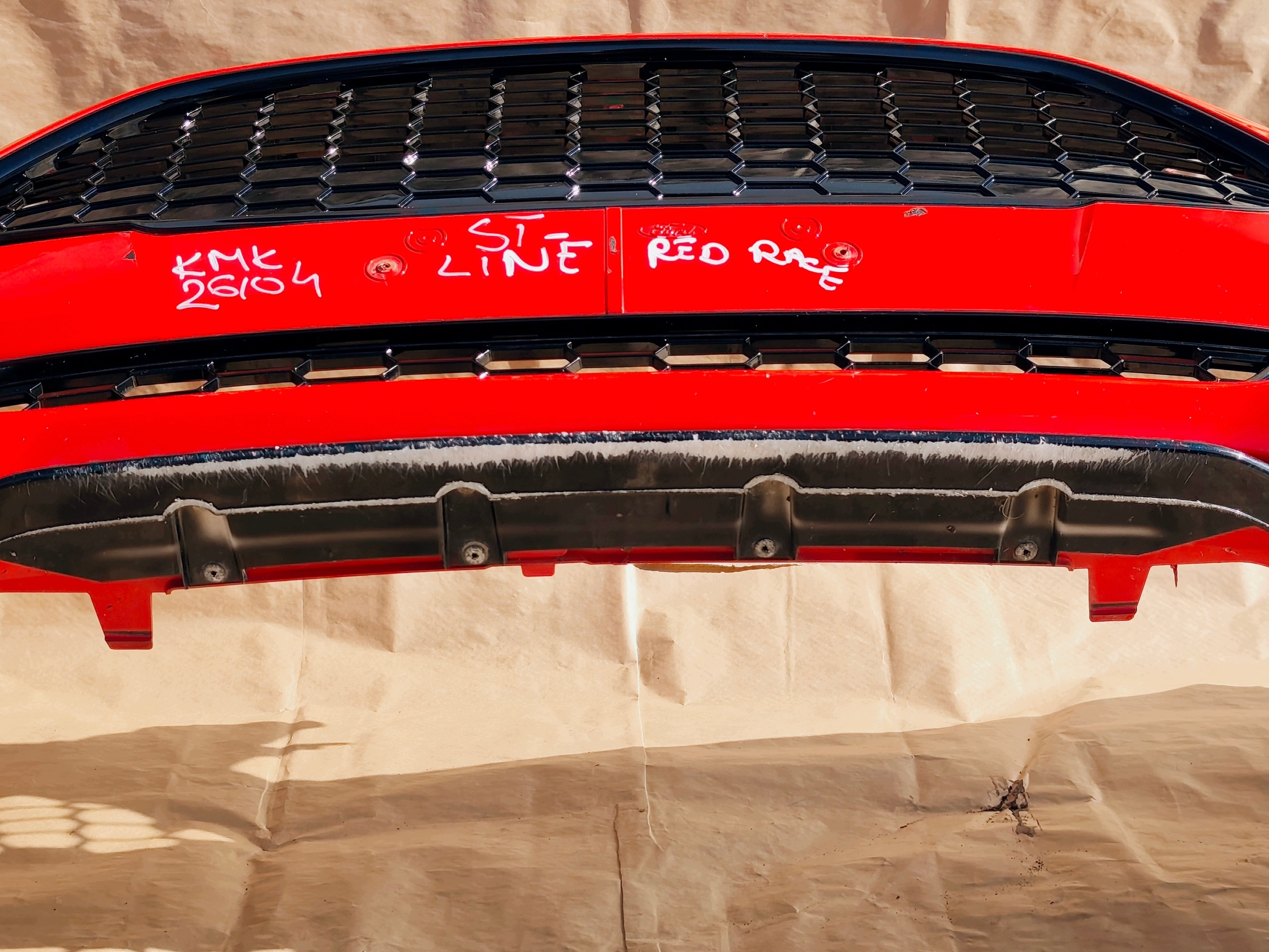 FORD FIESTA MK7 LIFT 2012-2017 ST-LINE bumper front RED RACE original