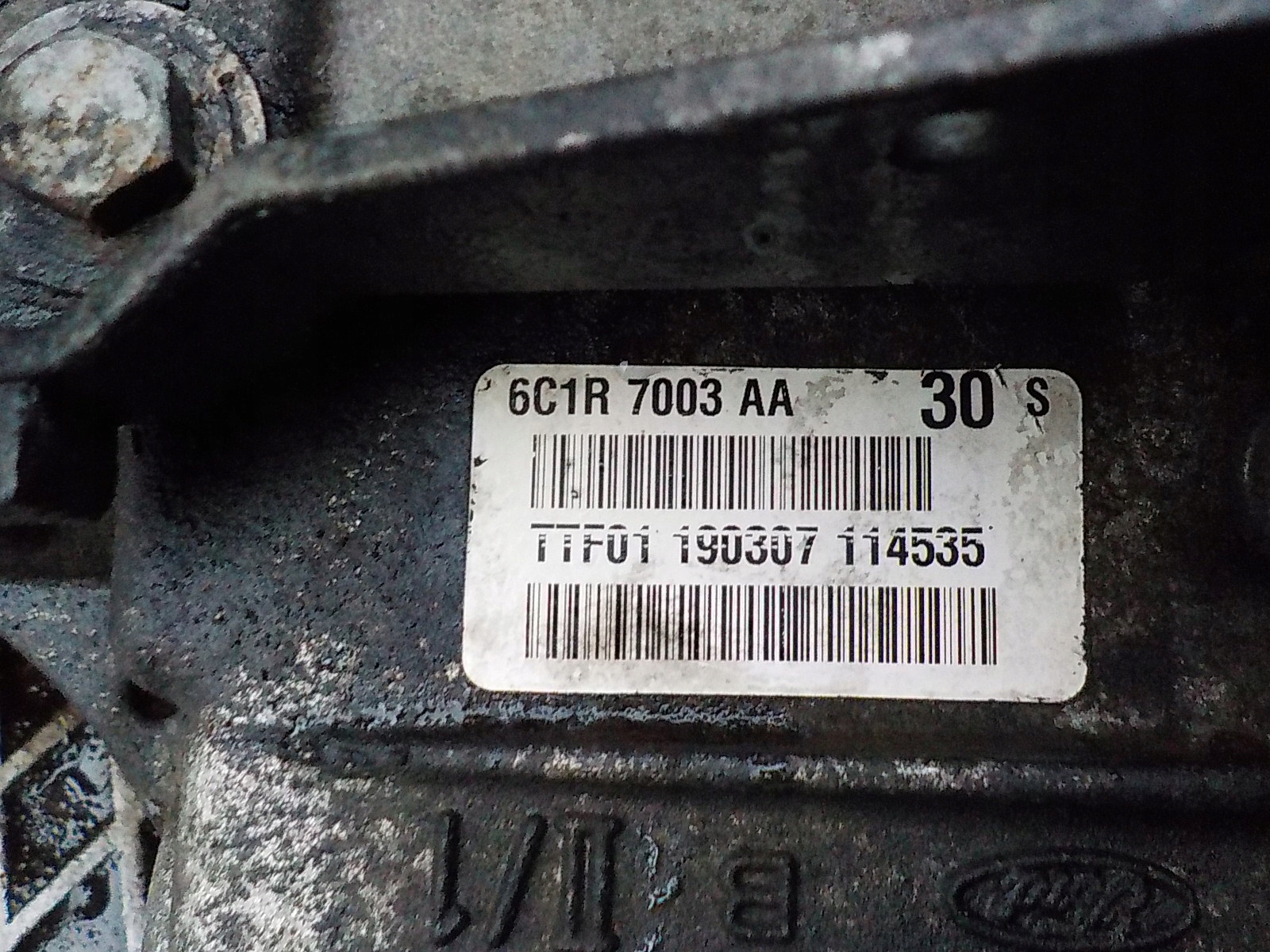 FORD TRANSIT 2.4 TDCI CAMBIO 6C1R7003AA