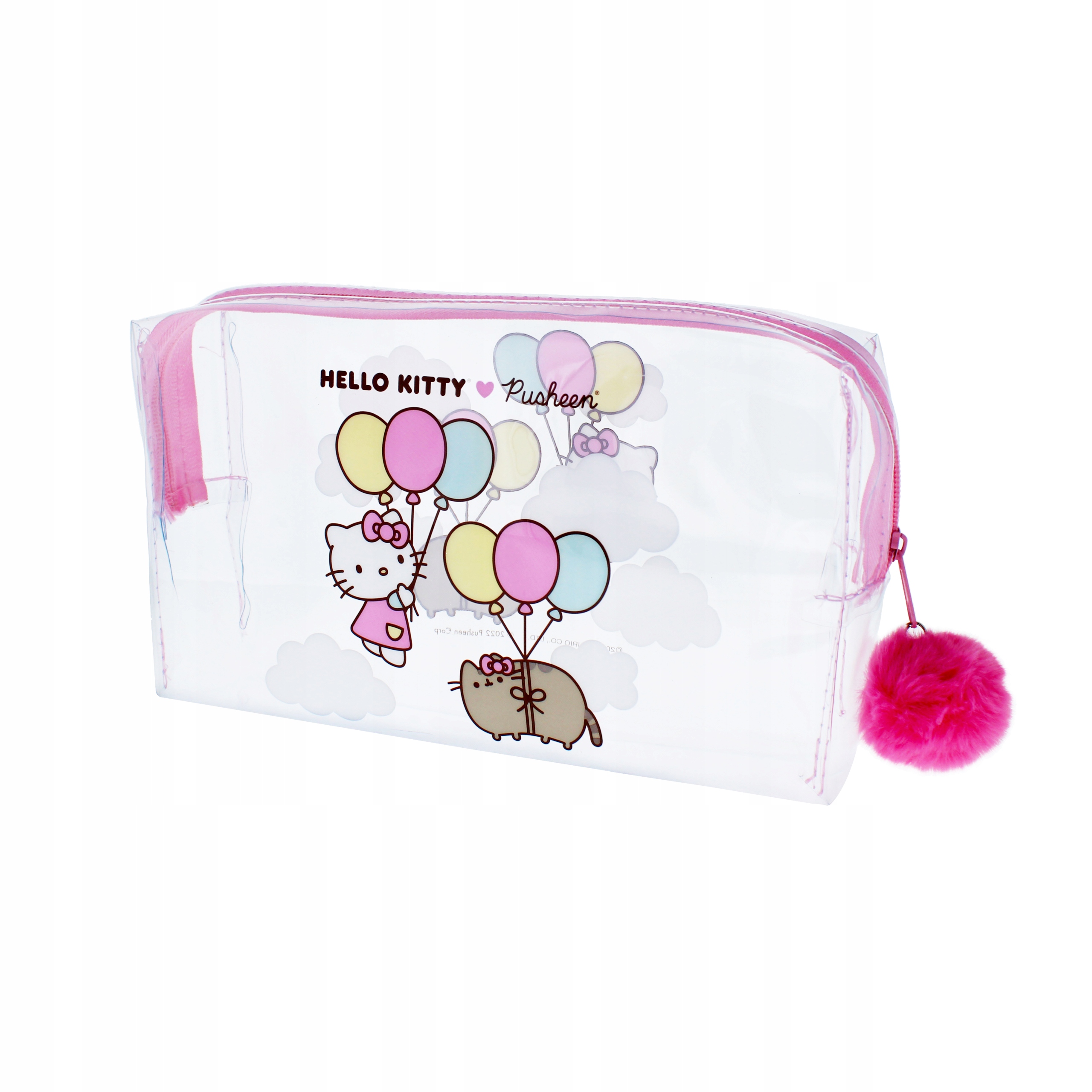 

Pusheen i Kitty kosmetyczka przezroczysta Słodka