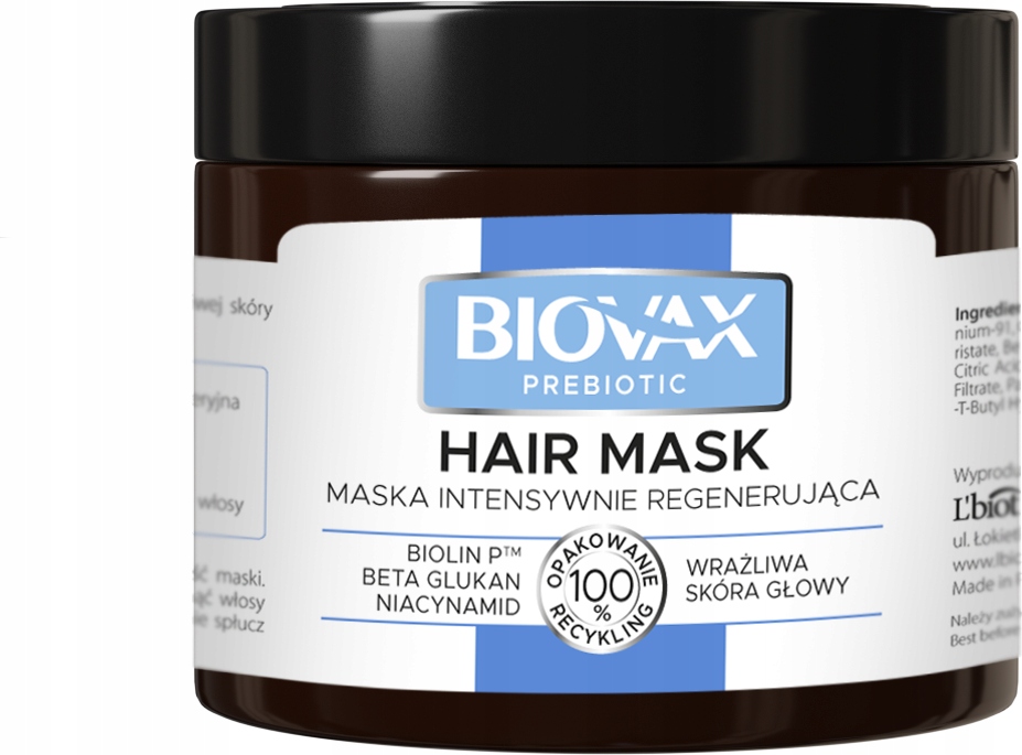 

Biovax Prebiotic Maska Intensywnie Regenerująca