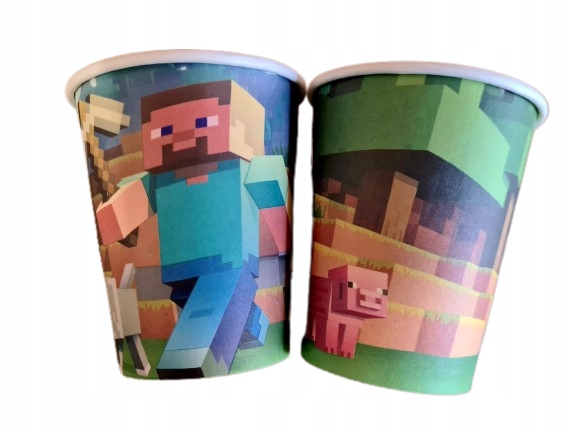 

Kubeczki Jednorazowe Minecraft Kubek 10 Szt