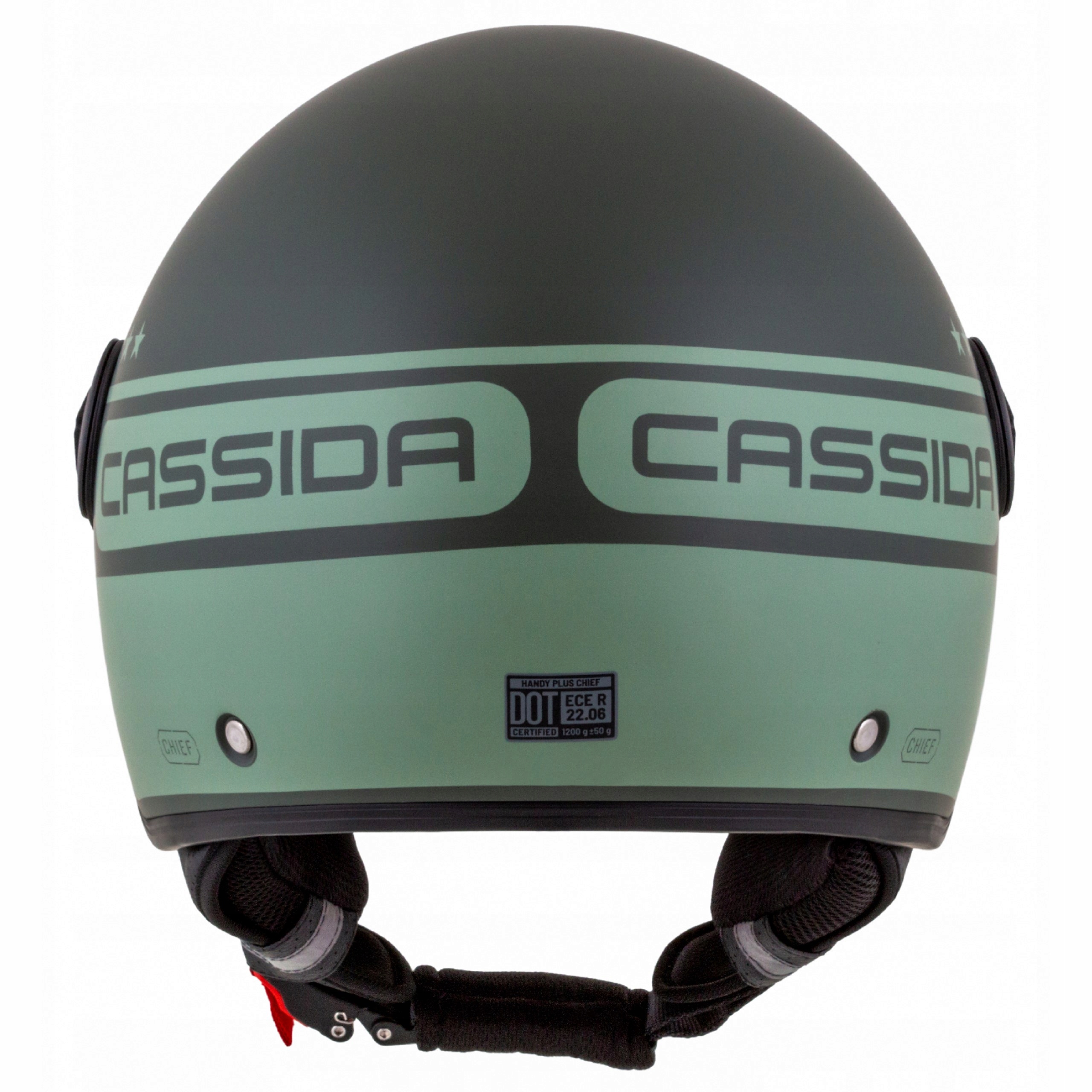 CASSIDA KASK MOTOCYKLOWY HANDY CHIEF+2X BLENDA XXL Typ Otwarte / Jet