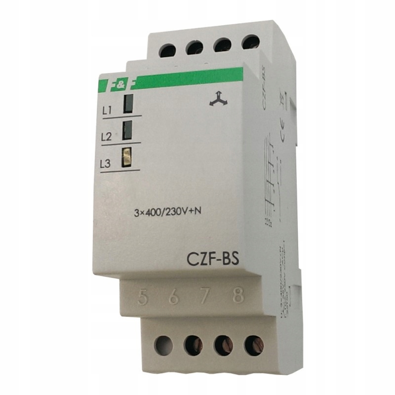 Snímač výpadku fáze relé 1P 2 moduly 230V max10A F&f 3102