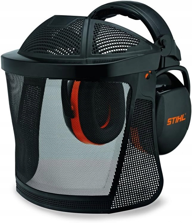 Stihl Ochrona twarzy i słuchu, siatka nylonowa, nauszniki, osłona czoła