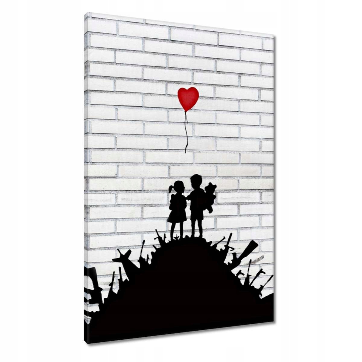 Obrazy 60x90 Banksy Hora zbraní Balón