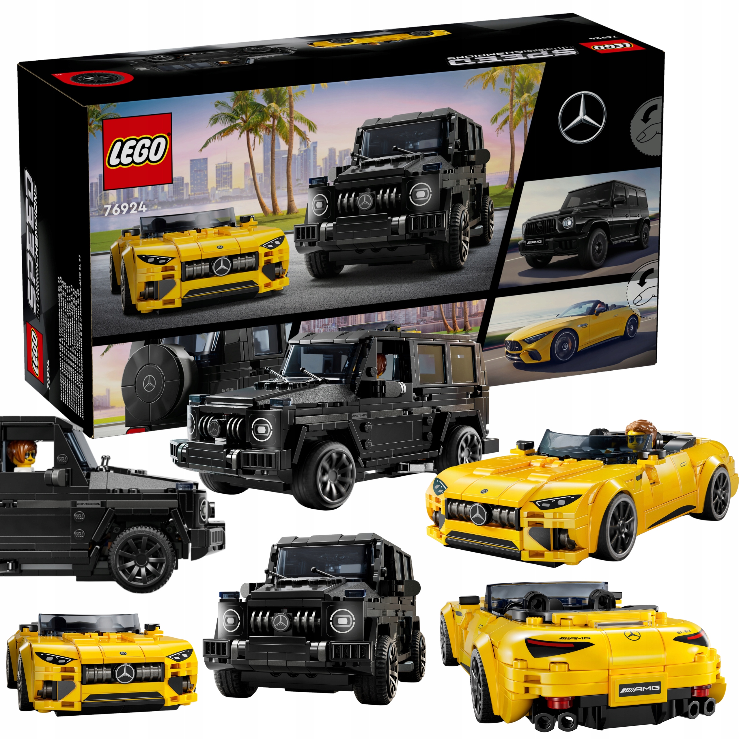 Lego Speed Champions 76924 Mercedes-amg G 63 I Mercedes-amg Sl 63