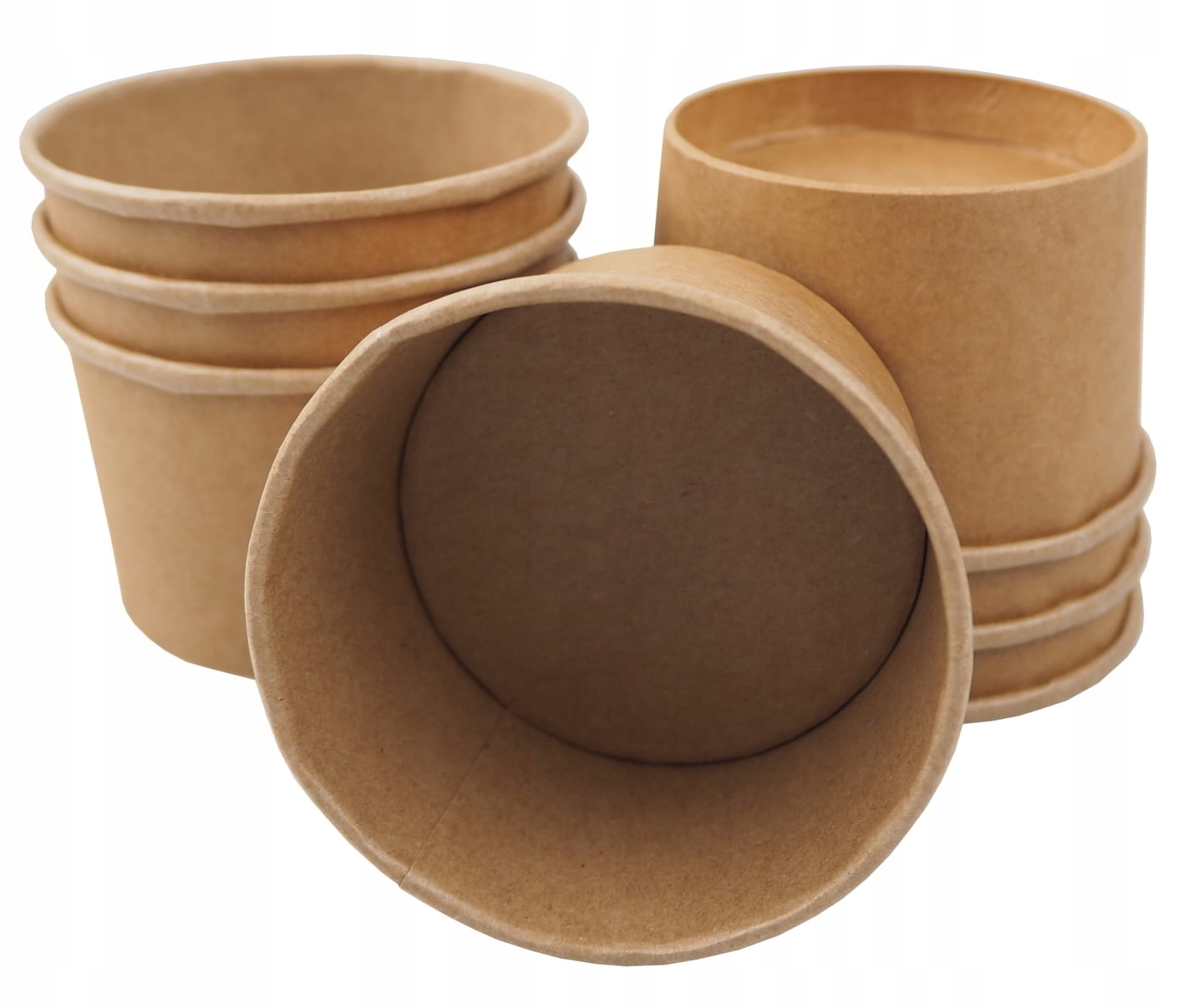 

Papierowe miseczki do lodów 130ml kraft 25szt.