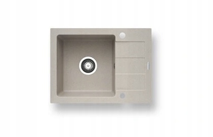 Zlewozmywak Pyramis Sparta Mini 1B1D 56X44 Beż 070179312