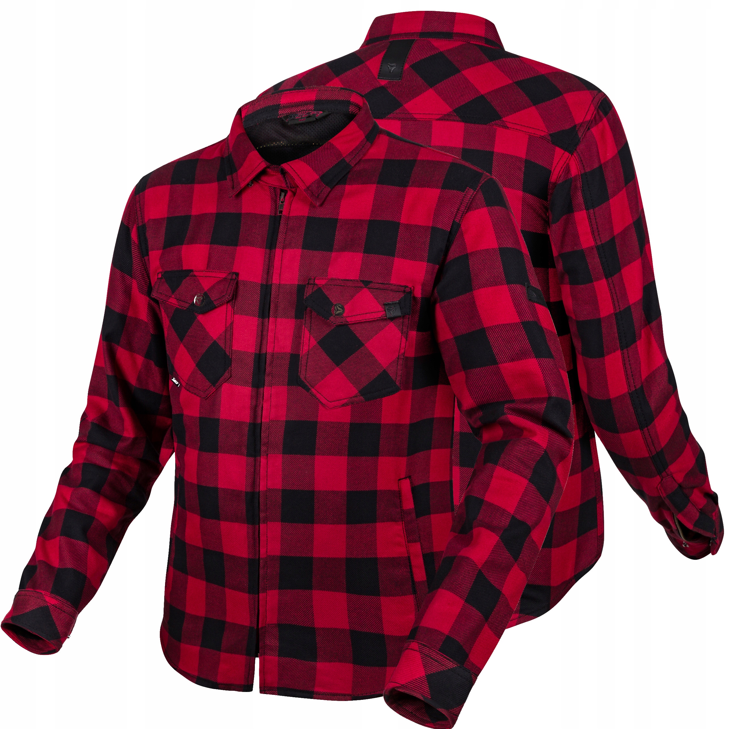 Motocyklová košeľa Seca Marshal II Red 4XL