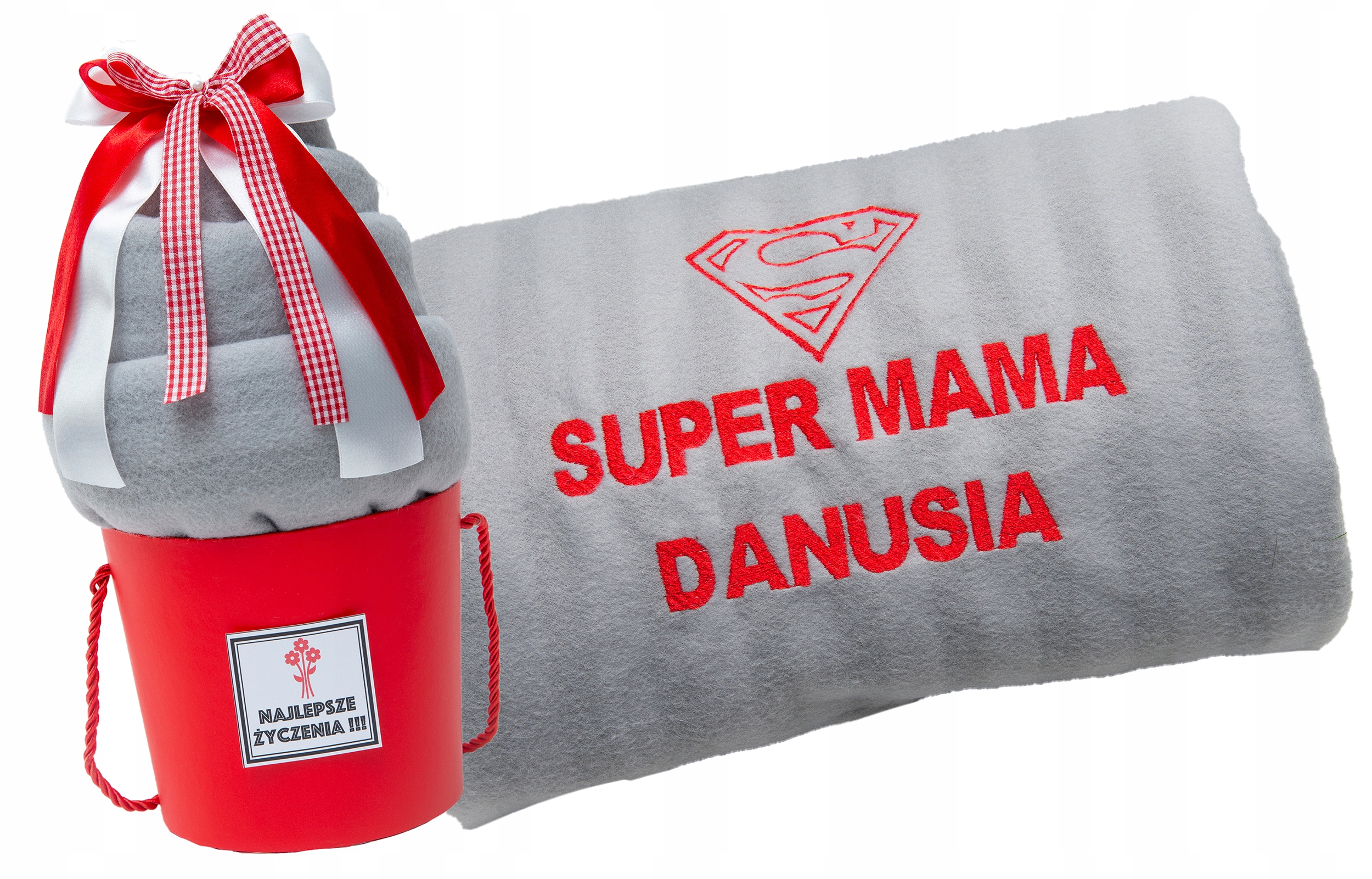 

Na Dzień Matki Dla Mamy Koc Z Haftem