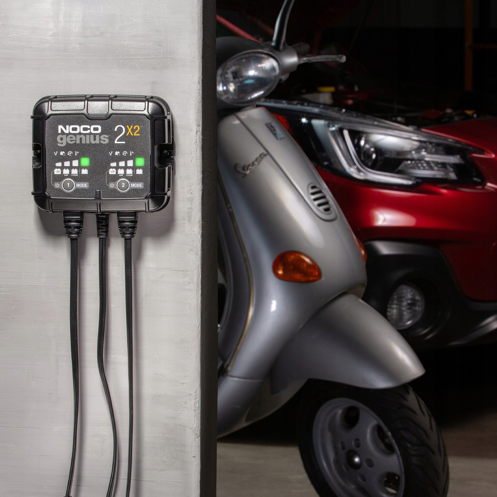NOCO GENIUS 2X2 6V 12V 4A Ładowarka Inteligentna Model Genius 2x2