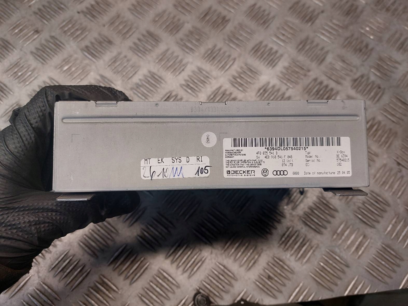 amplifier RADIA AUDI A6 C6 4F0035541B