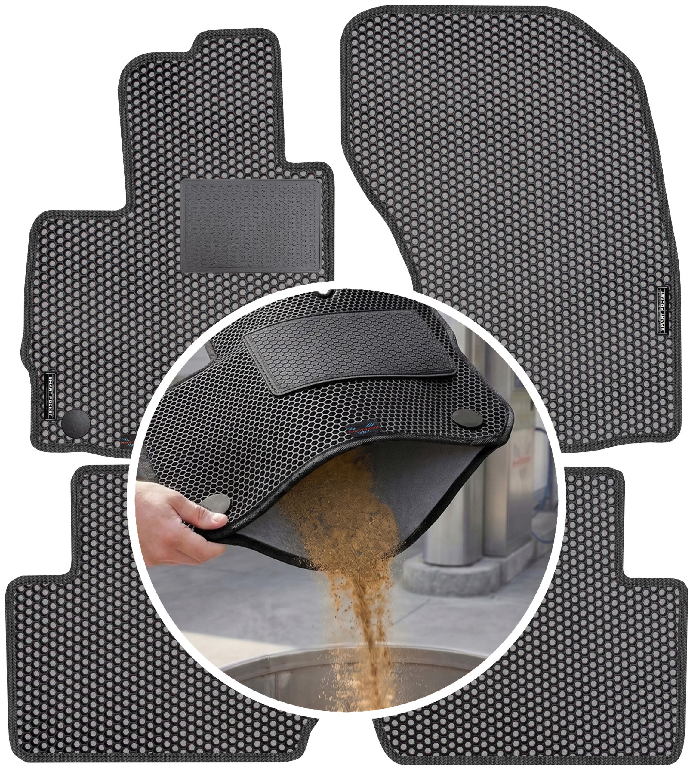 Peugeot 4007 2007-2012 Koberce Eva Smart Pocket