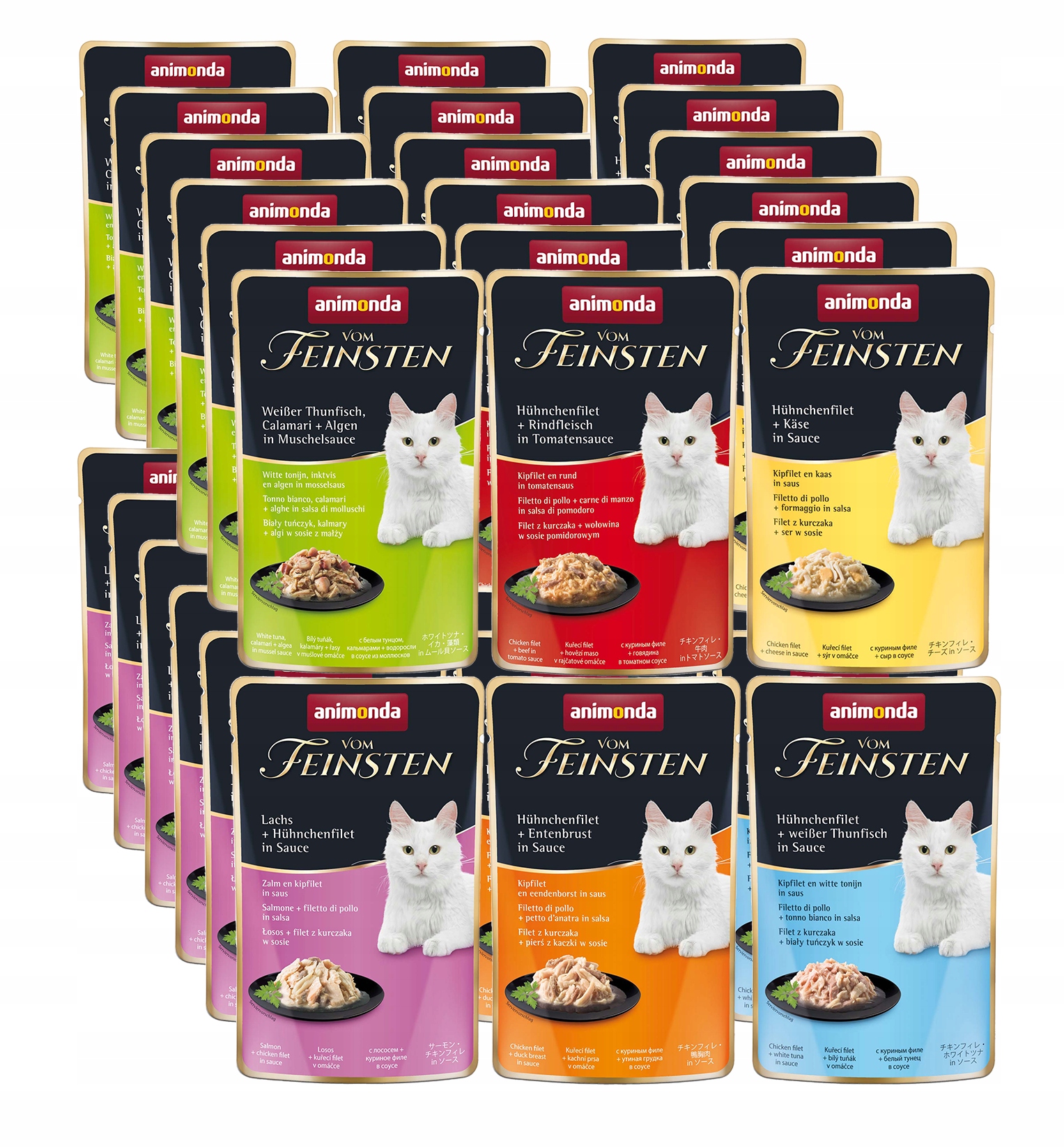 Levně Animonda Kot vom Feinsten Fines Adult Lux kapsička 36x50 g mix chutí