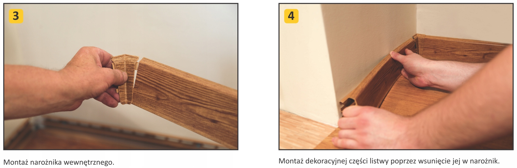 Listwa przypodłogowa EVO CZARNA MATOWA 7 cm Długość 100 cm