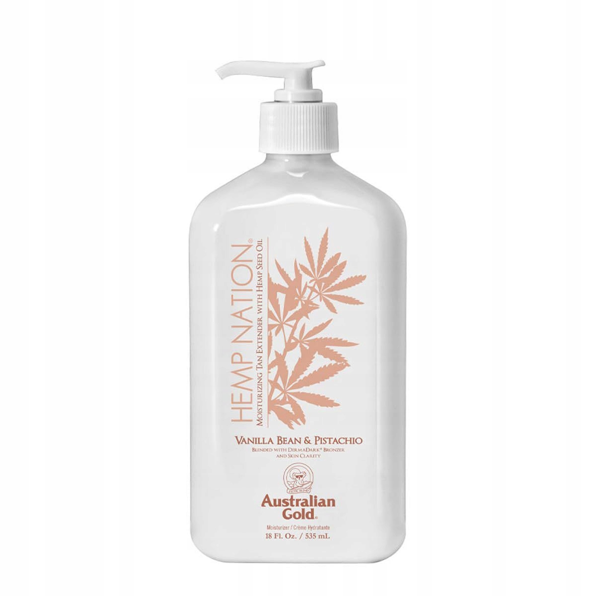 Australian Gold Hemp Nation Vanilka Pistácie Mléko 535 ML