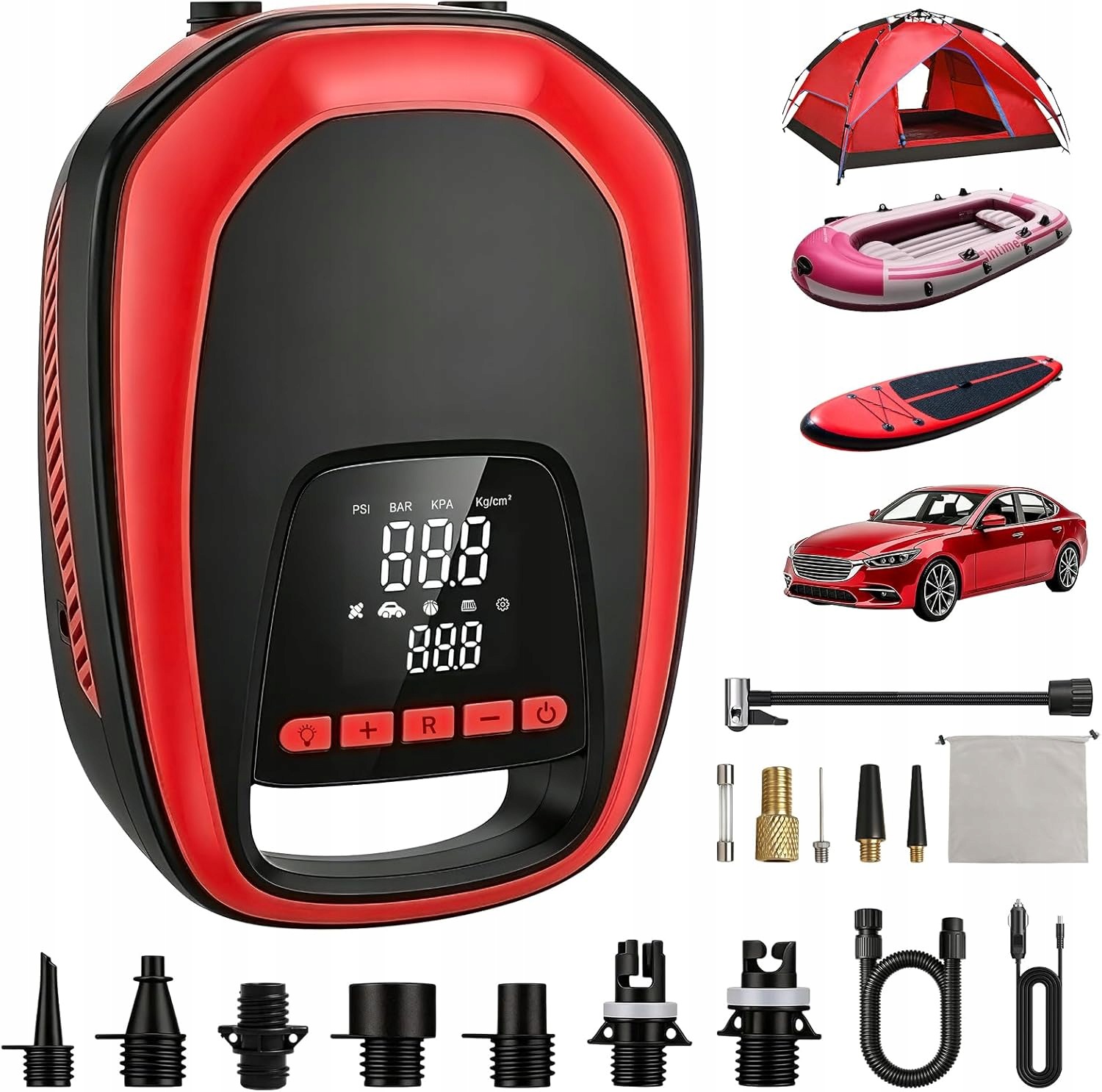 Elektrická pumpa Sup 20 Psi 12 V – pro Sup prkna, kajaky a stany