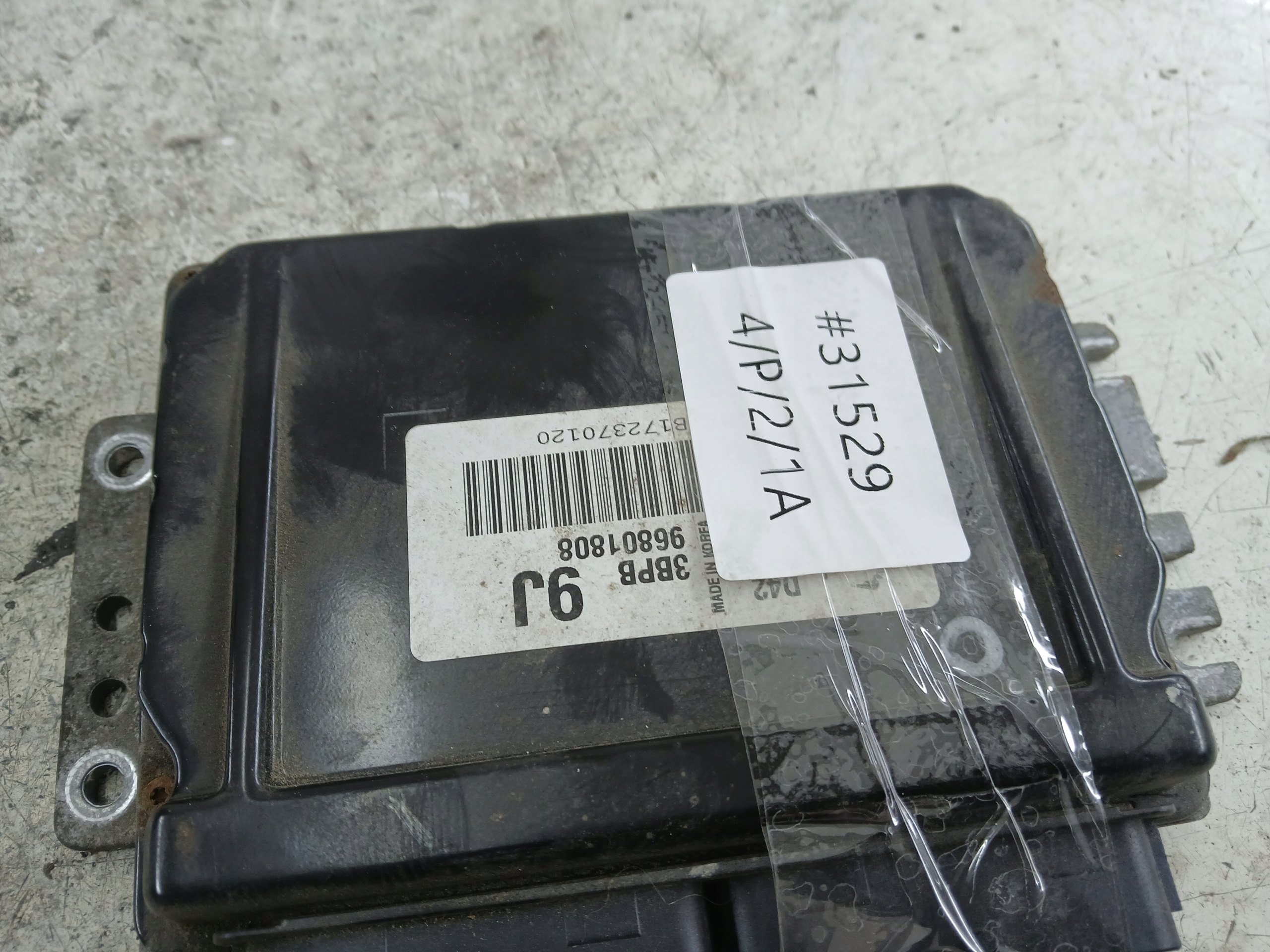 control unit computer of the engine DAEWOO MATIZ 0.8 96801808 98-05
