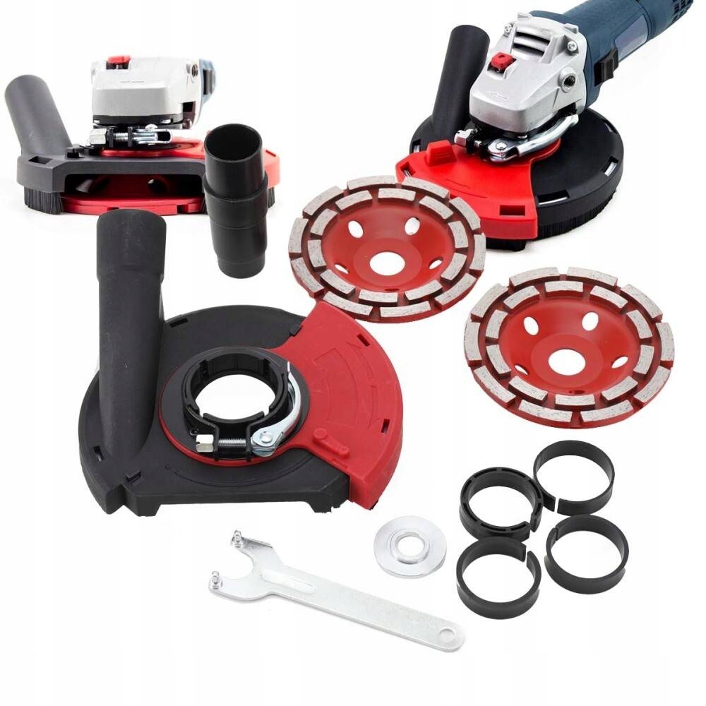 Protiprachová Krytka pro Úhlové brusky 125 mm 2 Kotouče Set