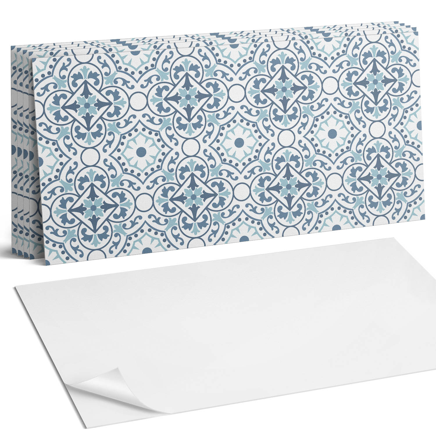 Balíček dlaždíc Vinyl Kvetinové vzory s elegantnými ozdobami 6 x 60 x 30 cm