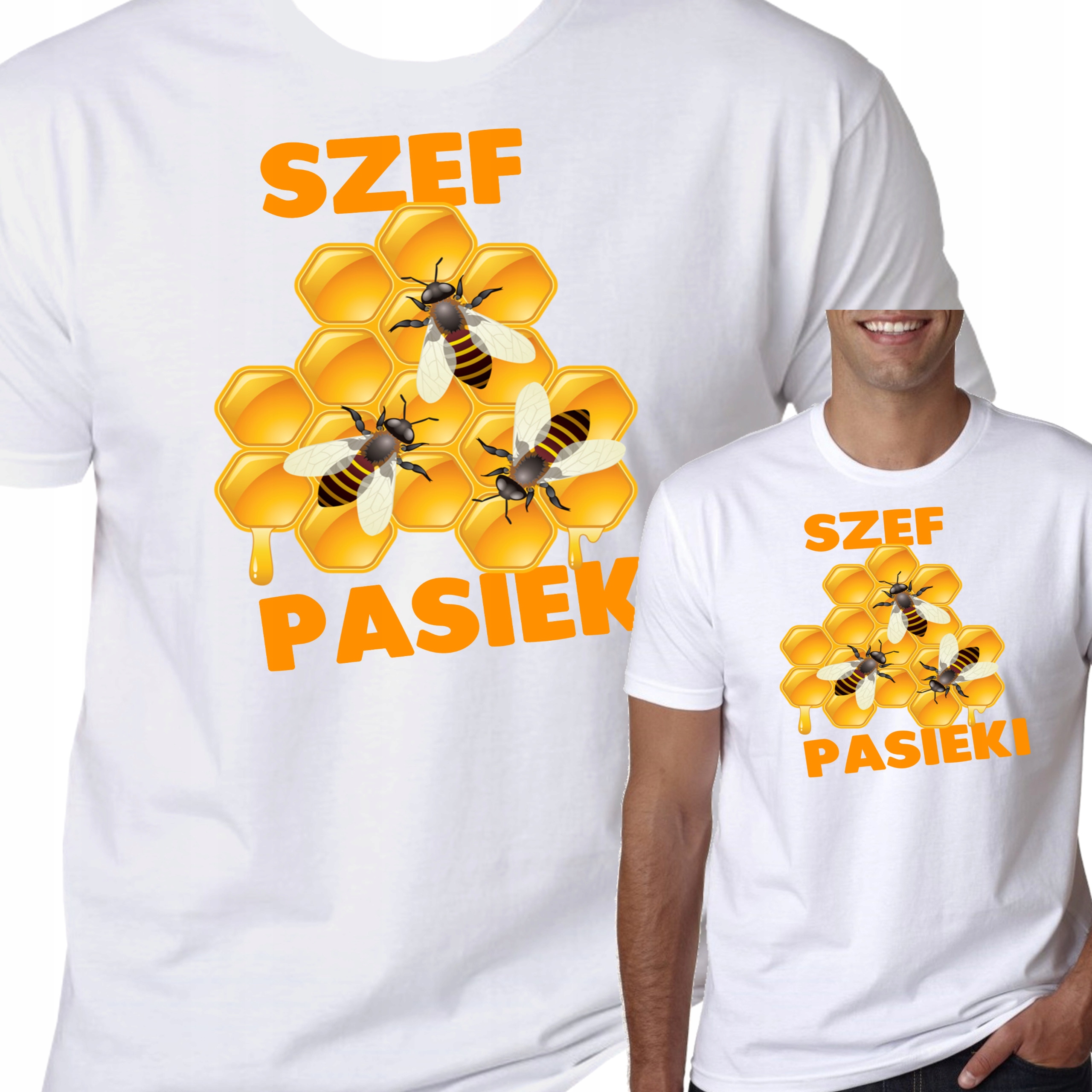 

T-shirt Koszulka Szef Pasieki Miód L 1128
