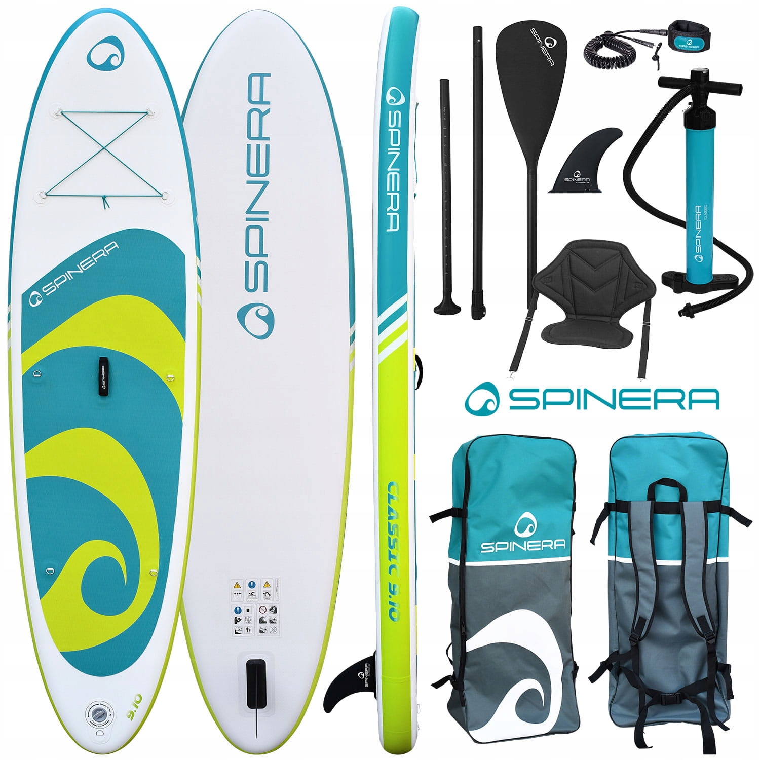 Deska pompowana Sup Spinera Classic 9'10" combo