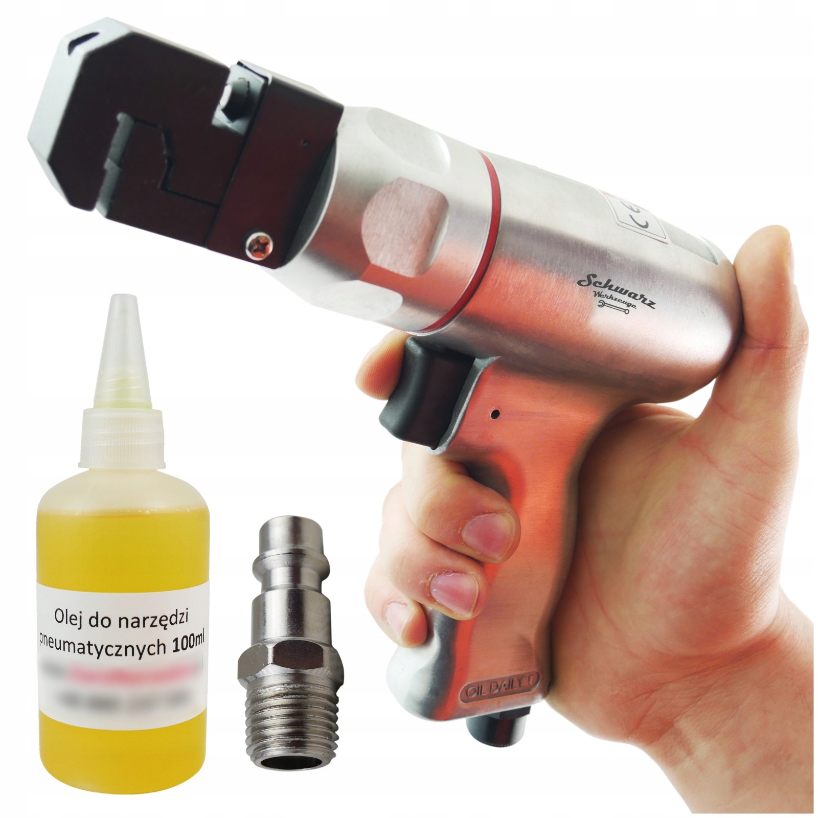 Pneumatická pistolová děrovačka na plechy 5 mm