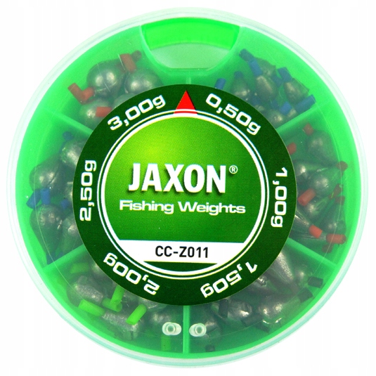 Zestaw Ciężarki Oliwki przelotowe Jaxon 0,5-3g