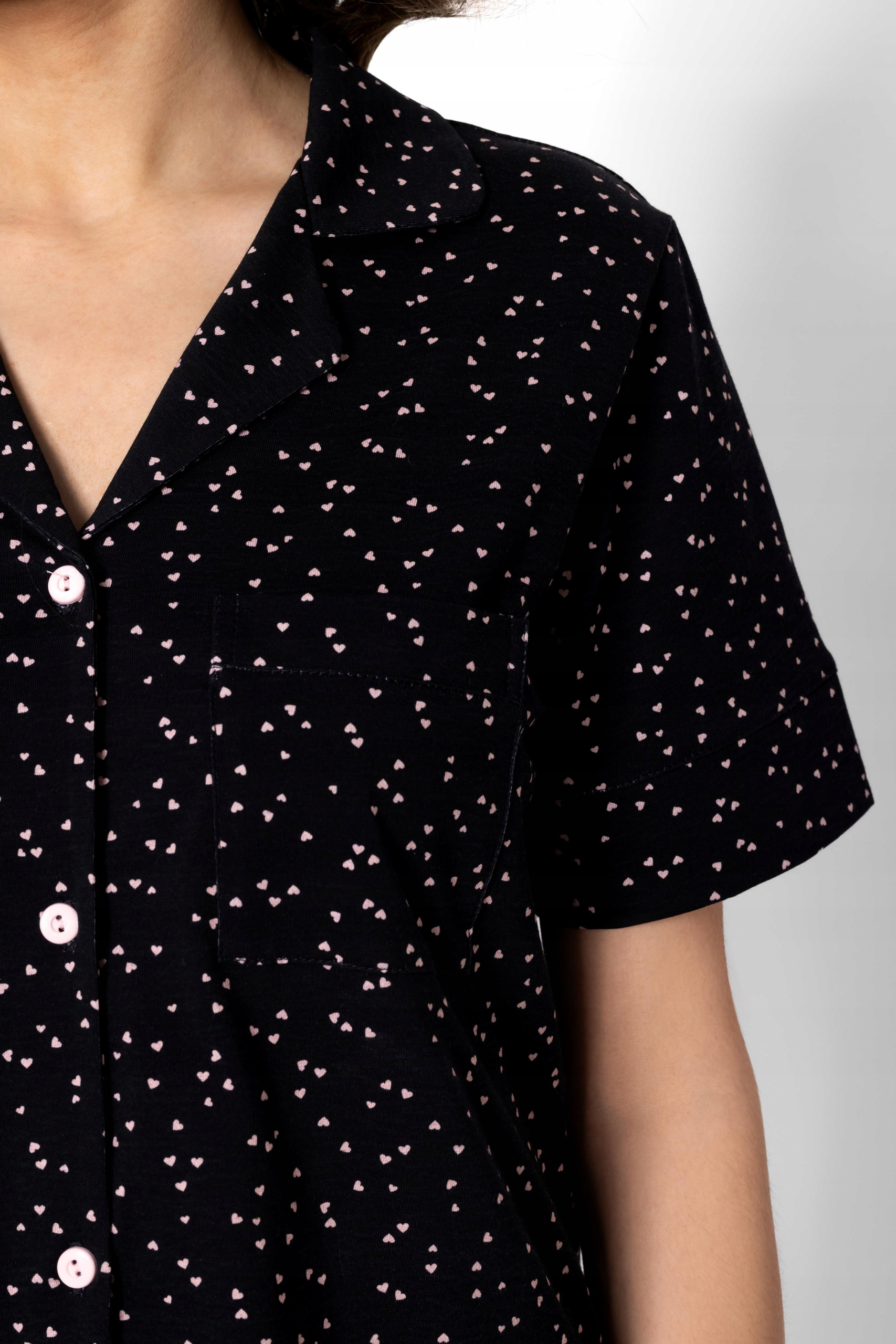 Momenti Per Me Pyžamo Unique Beauty Černá, XL