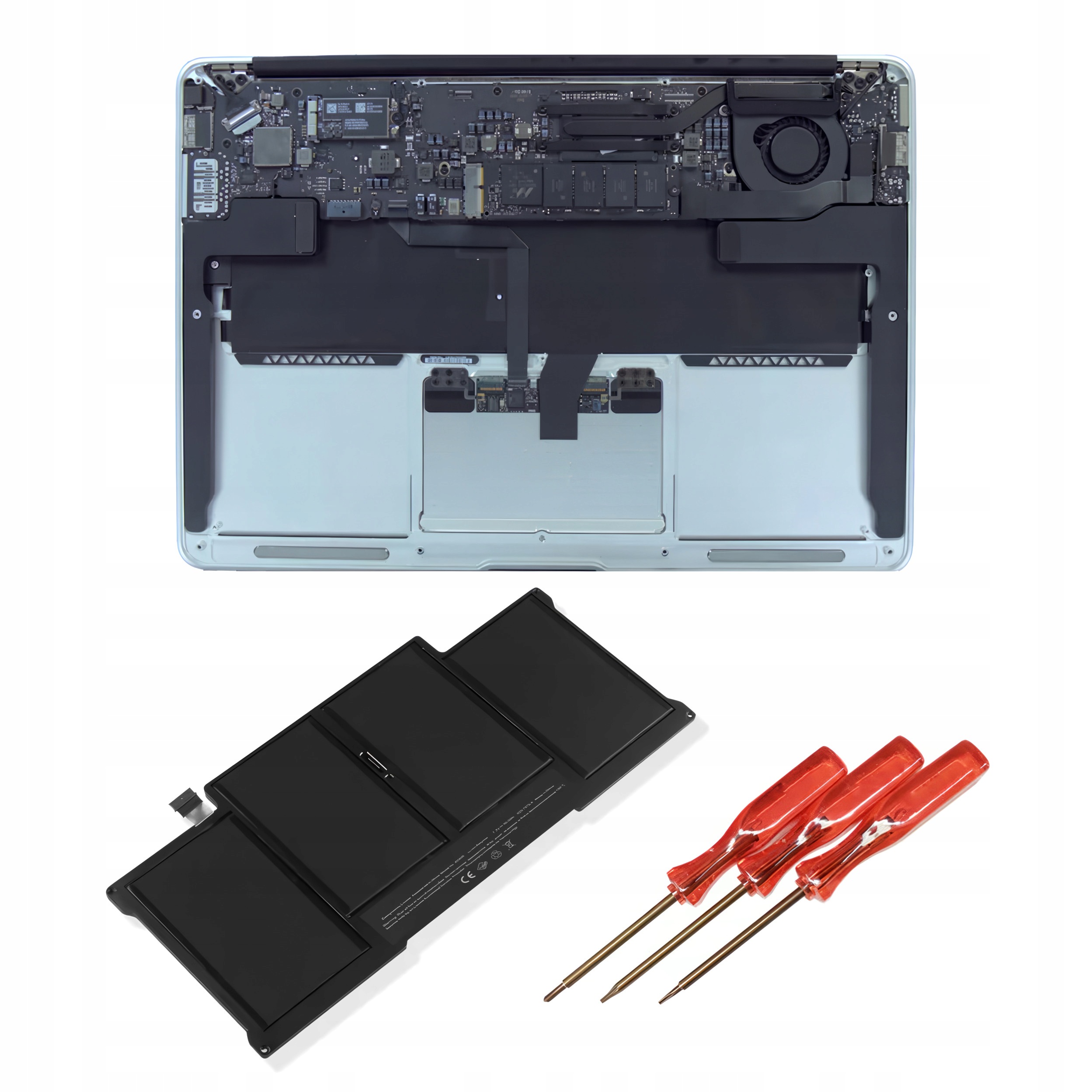 Akumulátor Baterie pro Apple MacBook Air 13 A1466 A1369 MC503LL 7150 mAh Ti