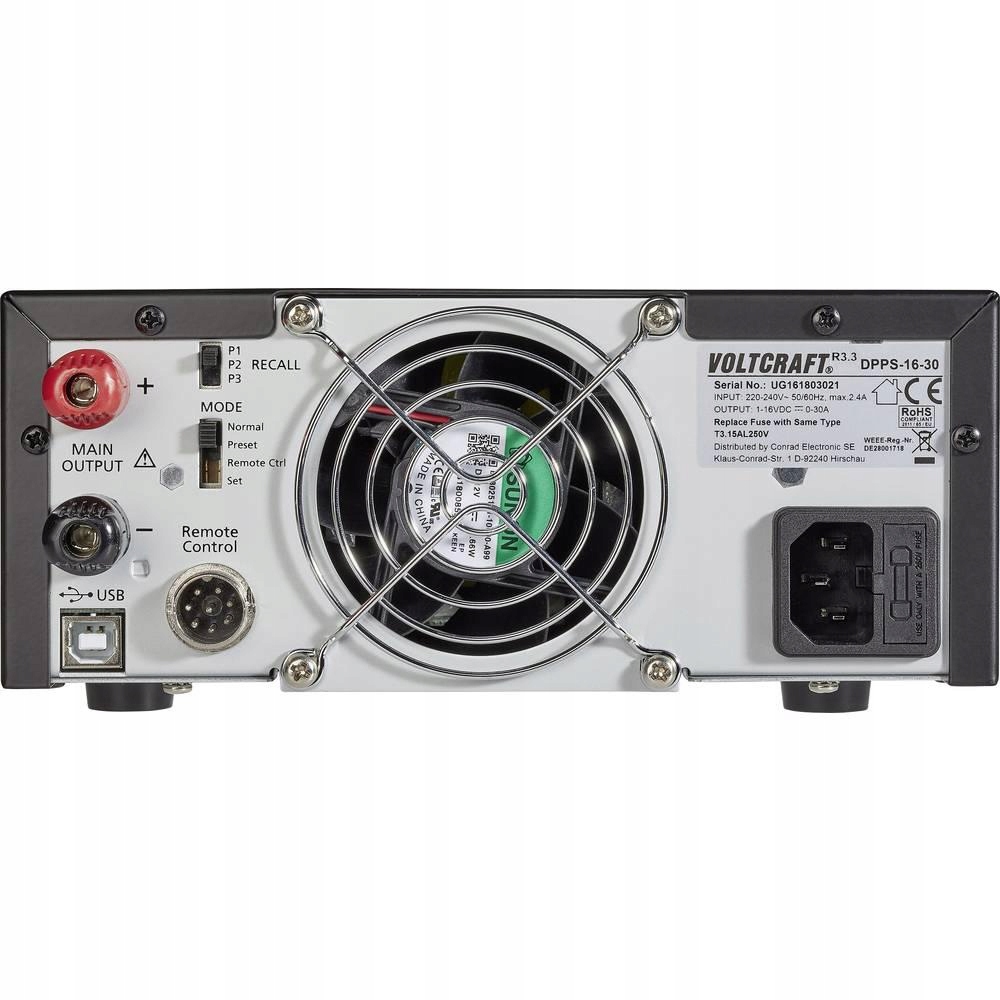 Zasilacz laboratoryjny VOLTCRAFT DPPS-16-30 Kod producenta DPPS-16-30