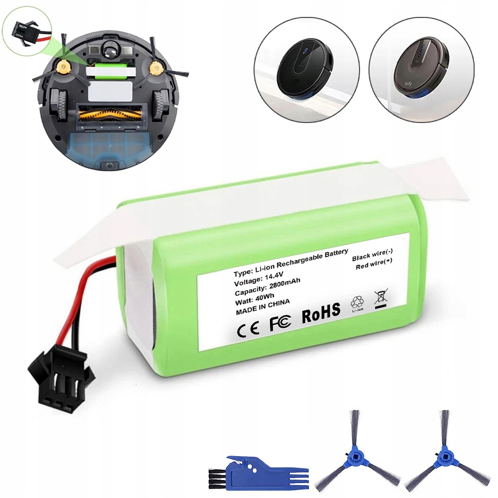Baterie 2800 Mah 14.4 V Pro Eufy Robovac 11,11S,11S,12,15C,15C Akumulátor